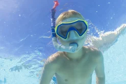 Bestway ® Crusader Youth Snorkel Set With Fins, Pink Ages 7+ Online