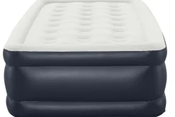 Bestway Essential Comfort Air Mattress Twin 18" With Built-In Ac Pump And Antimicrobial Coating Flash Sale