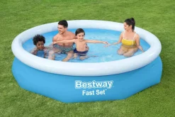 Bestway Fast Set 10' X 26" Round Inflatable Pool Shop