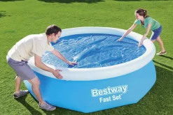 Bestway Flowclear 10' Solar Pool Cover Compatible With 10' Above Ground Pools Discount