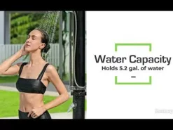 Bestway Flowclear Solarflow 5.2Gal Outdoor Shower, Black Flash Sale