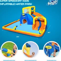 Bestway H2Ogo! 18' Super Speedway Child Inflatable Water Park Best Sale