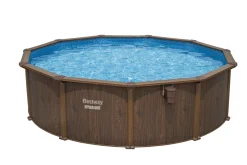 Bestway Hydrium Steel Wall Above Ground Pool Set Round 16' X 52 Hot