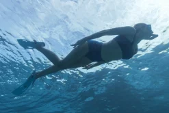 Bestway Spark Wave Teal Unisex Adult Snorkel Set With Fins, Ages 14+ Fashion