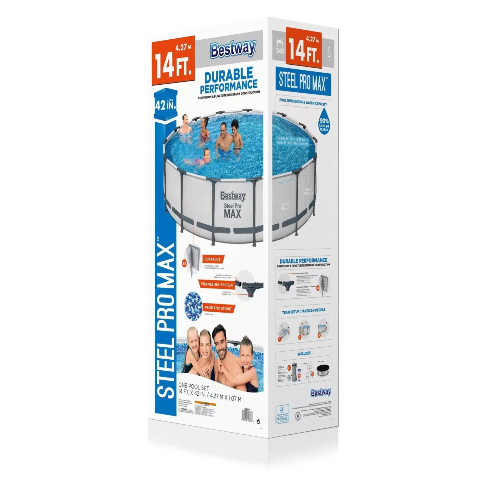 Bestway Steel Pro Max 14' X 42" Round Above Ground Pool Set Sale