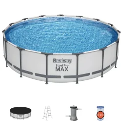 Bestway Steel Pro Max 15' X 42 Above Ground Pool Set Flash Sale
