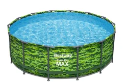 Bestway Steel Pro Max 14' X 48 Above Ground Pool Set Round Fashion