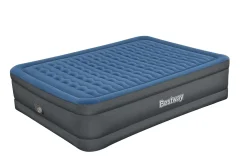 Bestway Tough Guard Air Mattress Queen 18 With Built-In Ac Pump And Antimicrobial Coating Shop
