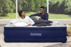 Bestway Tritech Air Mattress Queen 22 In. With Built-In Ac Pump And Antimicrobial Coating Sale