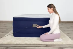 Bestway Tritech Air Mattress Full 24 With Built-In Ac Pump Included And Antimicrobial Coating Cheap