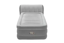 Bestway Tritech Air Mattress Twin 18" With Headboard, Built-In Ac Pump And Antimicrobial Coating Clearance