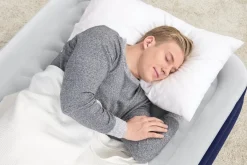 Bestway Tritech Air Mattress Twin 15 With Built-In Ac Pump Included And Antimicrobial Coating Sale