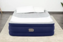 Bestway Tritech Air Mattress Full 15 With Built-In Ac Pump Included And Antimicrobial Coating Cheap
