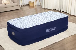 Bestway Tritech Fashion Flock Air Mattress Twin 20