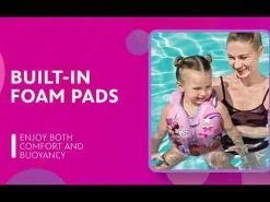 Bestway Disney Junior Minnie Mouse Pink Fabric Child Swim Vest, Small To Medium New