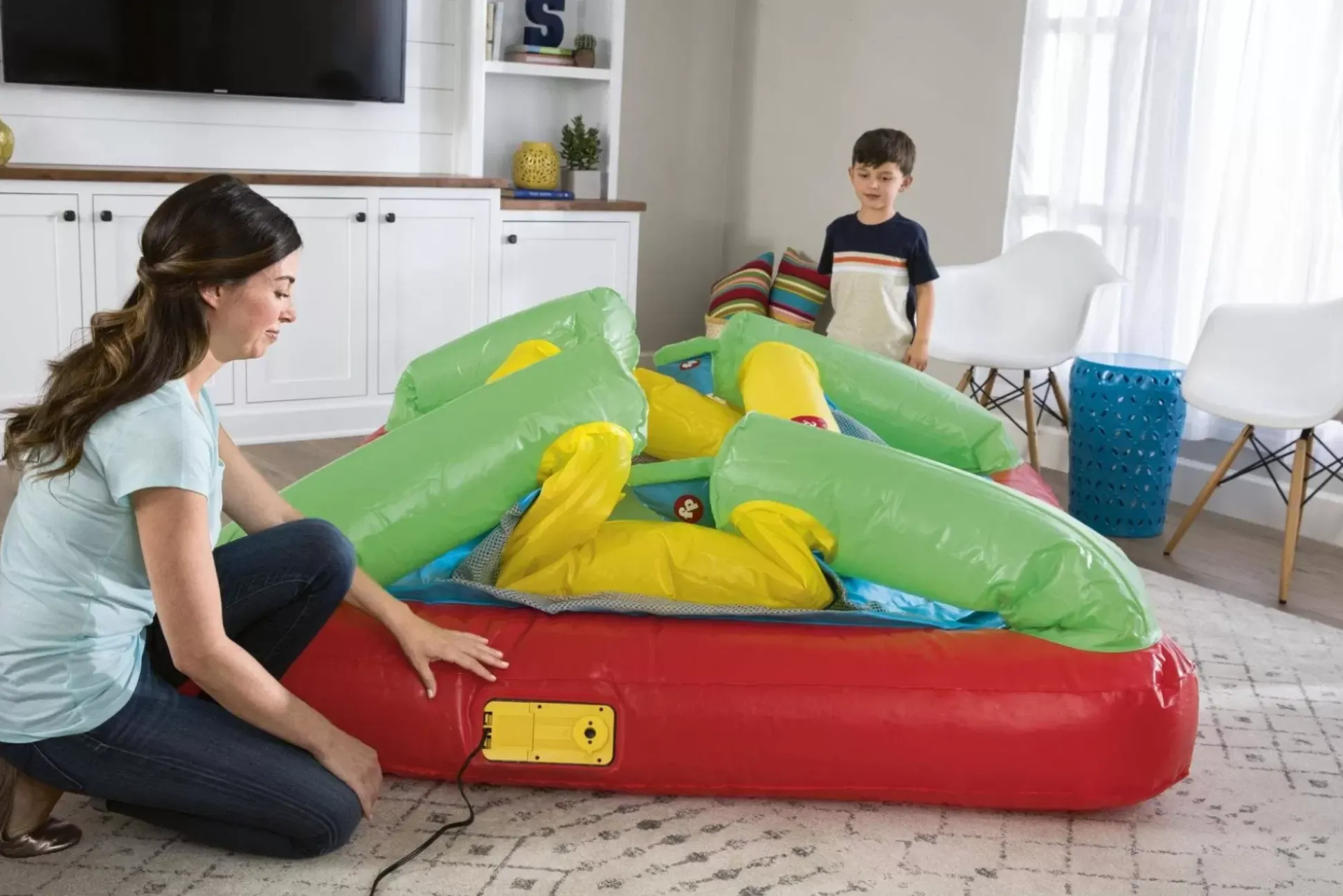 Bestway Fisher Price 69'' X 68'' X 53'' Bouncesational Indoor Bouncer With Built-In Pump Online