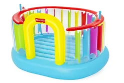 Bestway Fisher-Price Bouncetopia Multi-Color Child Pvc Bouncer With Built-In Pump Hot