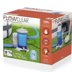 Bestway Flowclear 2,500 Gal. Transparent Filter Pump Online