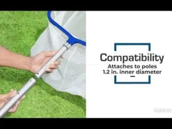 Bestway Flowclear Aquarake Deluxe Aluminum Pool Leaf Skimmer Hot