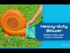 Bestway H2Ogo! Canopy Cove Kids Inflatable Mega Water Park 8'8 Best