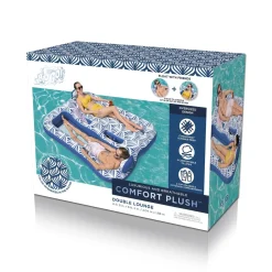 Bestway H2Ogo! Comfort Plush 2-Person Double Pool Lounge Float Hot