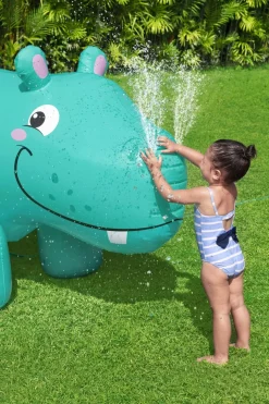 Bestway H2Ogo! Jumbo Hippo Kids Inflatable Sprinkler Flash Sale