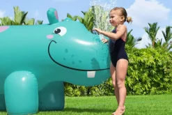 Bestway H2Ogo! Jumbo Hippo Kids Inflatable Sprinkler Flash Sale
