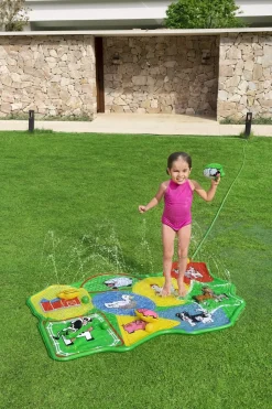 Bestway H2Ogo! Lil' Barnyard Babies Toddler Multicolor Sprinkler Splash Pad 65 In. X 44 In. Cheap
