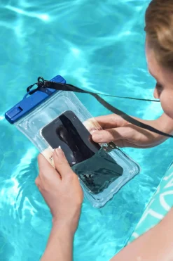 Bestway H2Ogo! Splash Guard Waterproof Smart Phone Case, Most Iphone/ Samsung/ Android Phones Up To 7