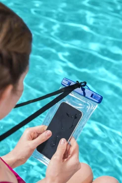 Bestway H2Ogo! Splash Guard Waterproof Smart Phone Case, Most Iphone/ Samsung/ Android Phones Up To 7