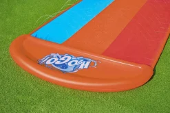 Bestway H2Ogo! Triple Water Slide With Tsunami Splash Ramp 16' Outlet