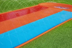 Bestway H2Ogo! Triple Water Slide With Tsunami Splash Ramp 16' Outlet