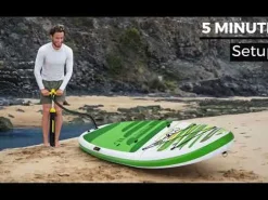 Bestway Hydro-Force Freesoul Tech Inflatable Convertible Stand-Up Paddleboard And Kayak Set 11'2" Flash Sale