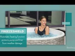 Bestway Saluspa Vancouver Airjet Plus Inflatable Hot Tub With App Control 3-5 Person Hot