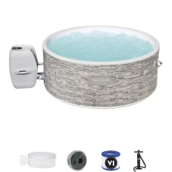 Bestway Saluspa Vancouver Airjet Plus Inflatable Hot Tub With App Control 3-5 Person Hot